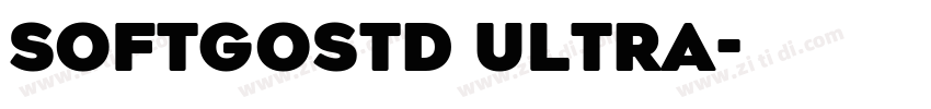 SoftGoStd Ultra字体转换